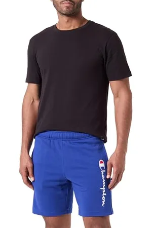 Champion Herren Legacy Icons Pants-Contrast Logo Powerblend Terry Bermuda Shorts, , XS