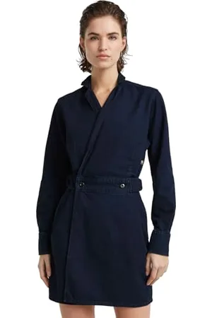 G-Star Damen Wrap Kleid, , XL