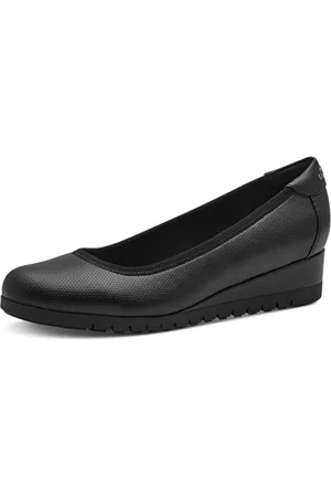 QS by s.Oliver Damen Wedge Pumps mit Keilabsatz Elegant, (Black), 40 EU