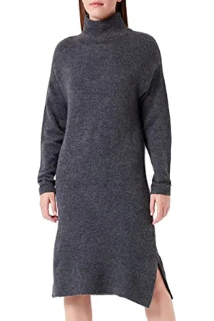 TOM TAILOR Damen Strickkleid mit Rollkragen 1034562, , S
