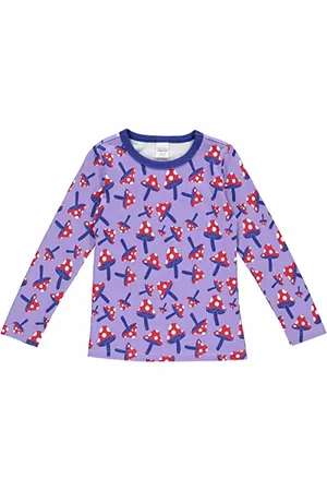 Green Cotton Mushroom l/s T