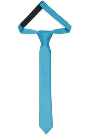 Ladeheid Kinder Krawatte für Jungen - Eleganter matter Look, Vorgebunden mit einem Klettverschluß, Perfekt für besondere Anlässe - Stilvolle Ansteckkrawatte TKM (31cm x 4cm, )
