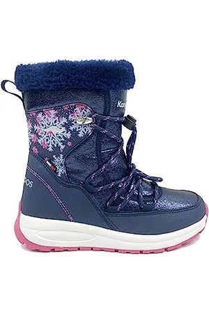 KangaROOS Damen K-Cg Monja Ev Schneestiefel, dk Navy/Daisy pink, 38 EU