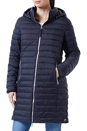 QS by s.Oliver Lange Steppjacke mit Abnehmbarer Kapuze 40
