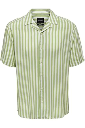 Only & Sons Herren Freizeit Hemd ONSWAYNE Regular Fit XS S M L XL XXLGestreift, Größe:XS, Farbe: 22013267