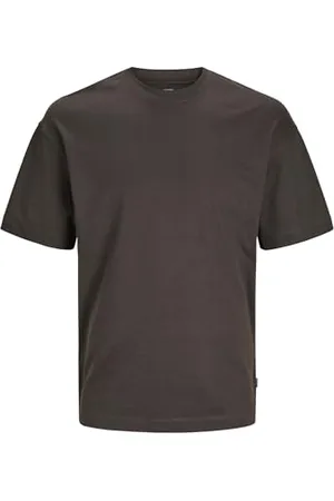 JACK & JONES Male T-Shirt Einfarbig Rundhals T-Shirt