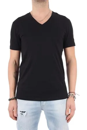 Armani Exchange Herren Pima Cotton V-neck T-Shirt, , XXL
