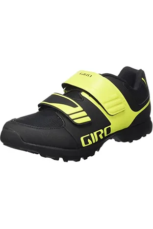 Giro Bike Unisex Berm Rennradschuh, Black/Citron Green 21, Large