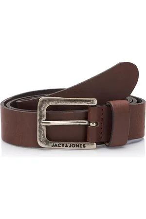 JACK & JONES Herren Jacmarrakech Leather Belt Ledergürtel, , 90
