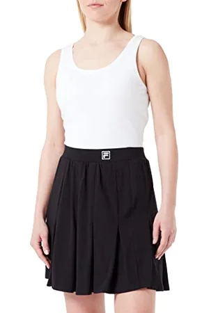 Fila Damen Bellingham Short Pleated Tennis-Rock, Black, L