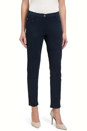 Betty Barclay Damen Casual-Hose Slim Fit dunkelblau,38