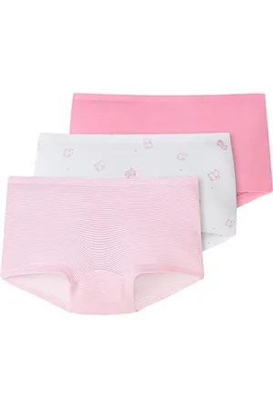 Schiesser Mädchen 3 Pack Shorts Hohe Passform - 95/5 Organic Bio Baumwolle Größe 92 Bis 140 Unterwäsche, , 104 EU
