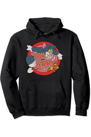 Tom And Jerry Cat & Mouse Pullover Hoodie