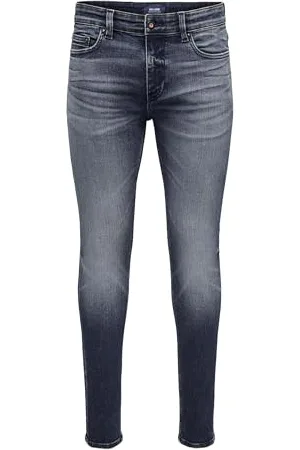 Only & Sons Herren Onswarp Skinny Jax Dbd 8795 Dcc DNM Vd Jeans, , 32W / 32L EU