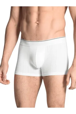 Calida Pure & Style Boxershorts Herren, im 3er-Pack, mit maskulinem Nadelzug, atmungsaktiv, schnelltrocknend & geruchshemmend