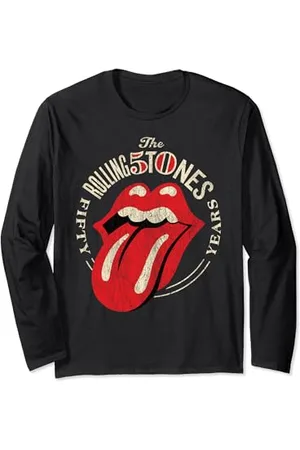The Rolling Stones Logo zum 50. Jahrestag Langarmshirt