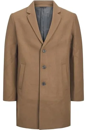 JACK & JONES Male Wollmantel Wollmantel