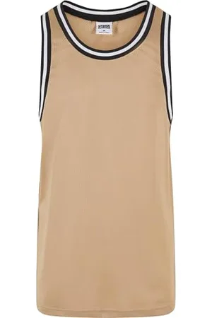 Urban classics Herren Tank Top Mesh Tanktop, lässiges Tank Top für Männer, Rundhals, Loose Fit, Polyester-Mesh, , XXL