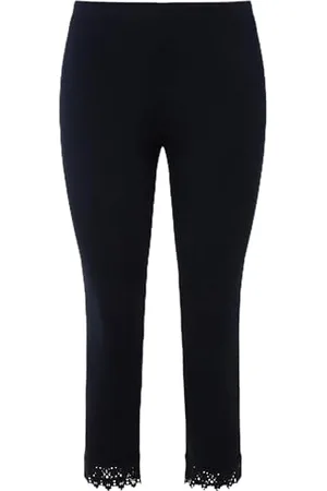 Ulla Popken Damen 7/8-Leggings Hose, , 36W / 32L
