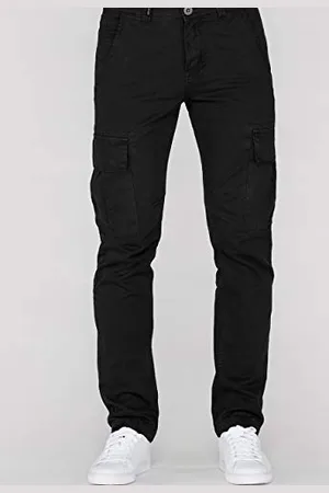 Alpha Industries Herren Agent Pant Freizeithose Hose, Black, 32