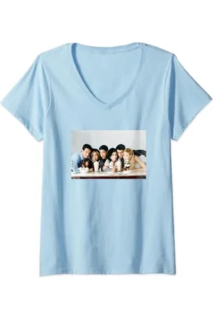 Friends Scene T-Shirt mit V-Ausschnitt