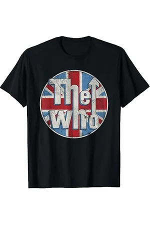 The Who Offizielles Union Jack Circle Logo im Used-Look T-Shirt