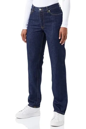 JJXX Damen JXSEOUL Straight MW Jeans CR3016 SVG DNM Jeanshose, , 25W / 32L