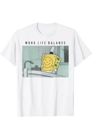 Spongebob Spongebob Schwammkopf Lebens Balanze Meme T-Shirt