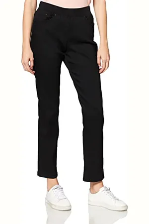 Brax Damen Slim Jeanshose 10-6220, Pamina, Gr. W42/L32 (Herstellergröße: 52 Normalgröße), (Black 2)
