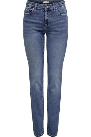 ONLY Female Slim Fit Jeans ONLSUI Mid Rise Slim Fit Jeans