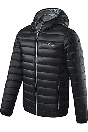 Black Crevice Herren Steppjacke I wind- & wasserabweisende Herren-Jacke I Steppjacke mit Kunstfaserfüllung I Steppjacke mit Kapuze, , 58