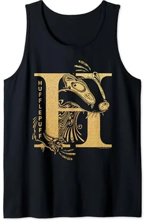Harry Potter Hufflepuff Glitter Tank Top