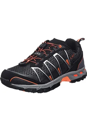 CMP Herren ALTAK Trail Shoe WP Laufschuhe, Nero-Flash ORANGE, 41 EU