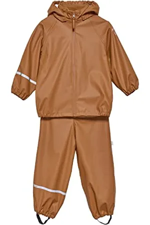 CeLaVi Unisex Kids Basic Recycle PU Rainwear Set, , 90