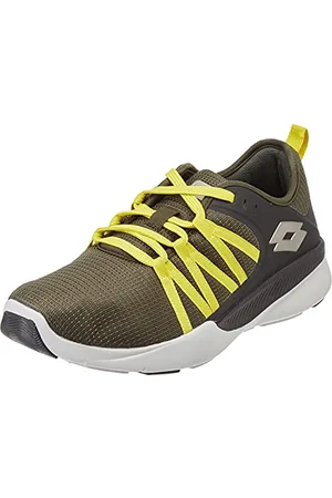 Lotto Herren DINAMICA 1 Oxford-Schuh, Grün/Gelb, 43 EU