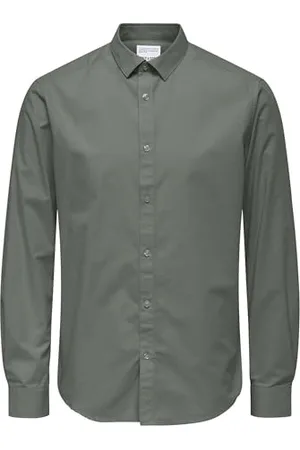 Only & Sons ONSSANE Life Slim LS SOLID POPLIN Shirt