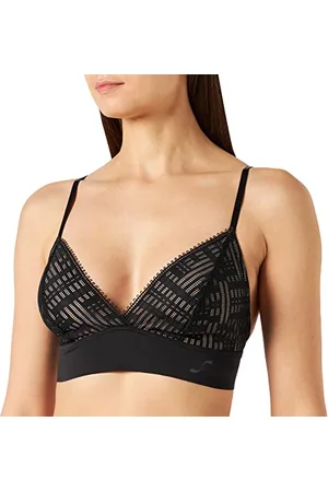 Sloggi Damen Seven Bralette Longline Bustier, Black, S
