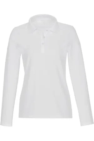 Trigema Damen Langarm Poloshirt
