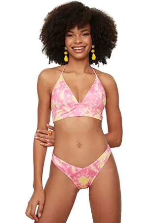 Trendyol Damen V Cut the Six Bikini Bottoms, , 40 EU