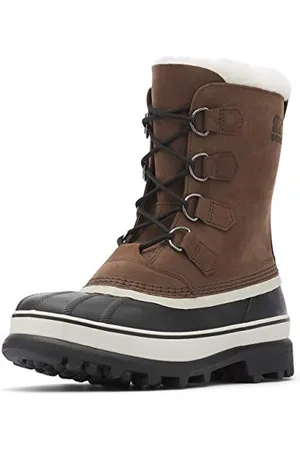 sorel Caribou wasserdichte Schneestiefel für Herren, Braun , 43 EU