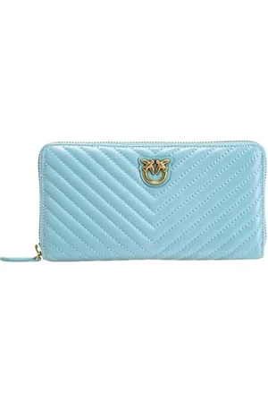 Pinko Damen Ryder Zip Around Sheep Nappa C Reisezubehör-Brieftasche