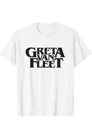 Greta Van Fleet Offizielles schwarzes Logo, T-Shirt