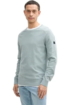 TOM TAILOR Hoodie mit Logo-Print, Sky Captain Blue, S