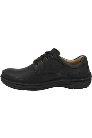 Clarks Nature Three Herren Derby Schnürhalbschuhe, Schwarz , 39.5 EU