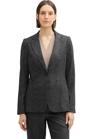 TOM TAILOR Damen Classic Blazer mit Knopfleiste, , 40