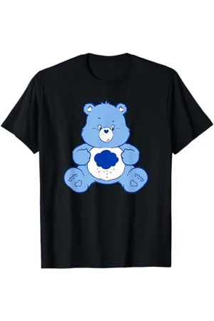 Care Bears Vintage Classic Grumpy Bear Cloudy Belly Badge T-Shirt