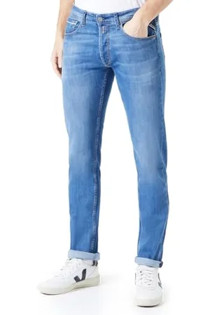 Replay Herren Jeans Grover Straight-Fit, (Blau), 29W / 30L