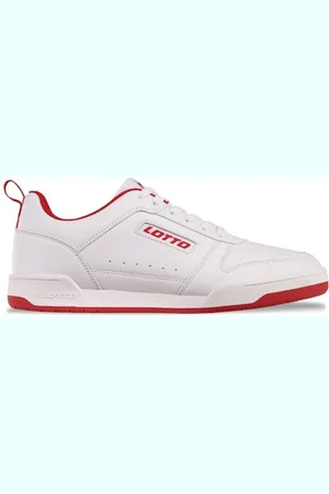 Lotto Unisex Sneaker, White/RED, 42 EU