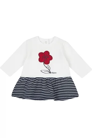 chicco Vestito a maniche lunghe, Baby - Mädchen, Mehrfarbig, 4A, Entworfen in Italien