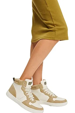 ESPRIT Damen Lace-up high Sneaker, 210/BROWN, 38 EU